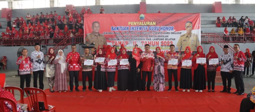 Alhamdulillah, 4986 Guru di Lampung Selattan Terima Insentif