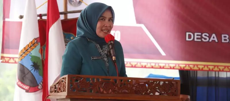 Bunda Winarni Lantik Ketua TP PKK Desa Way Sulan Lamsel