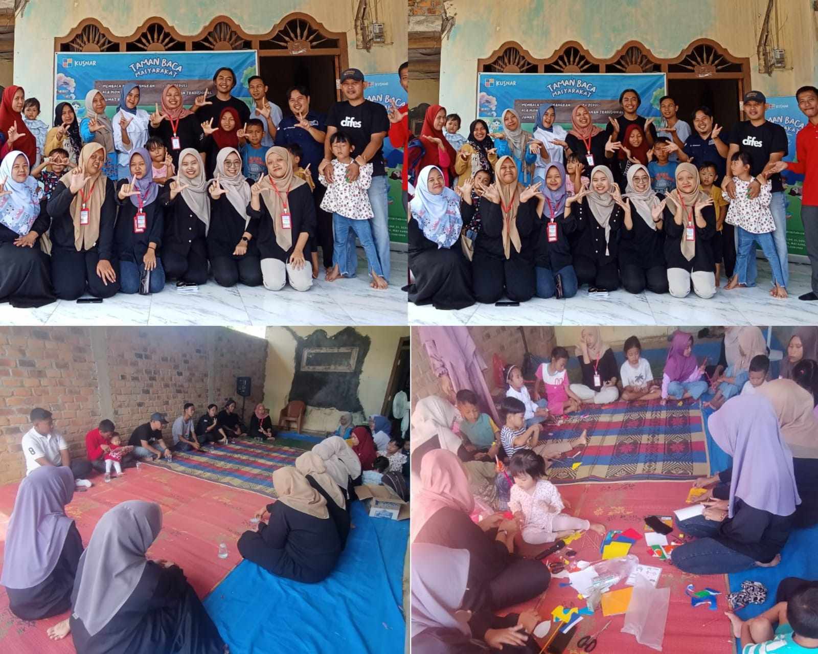 Kumpul Bocah Part # 1 di TBM Kusnar Jadi Ajang Silaturahim TBM di Kabupaten Waykanan