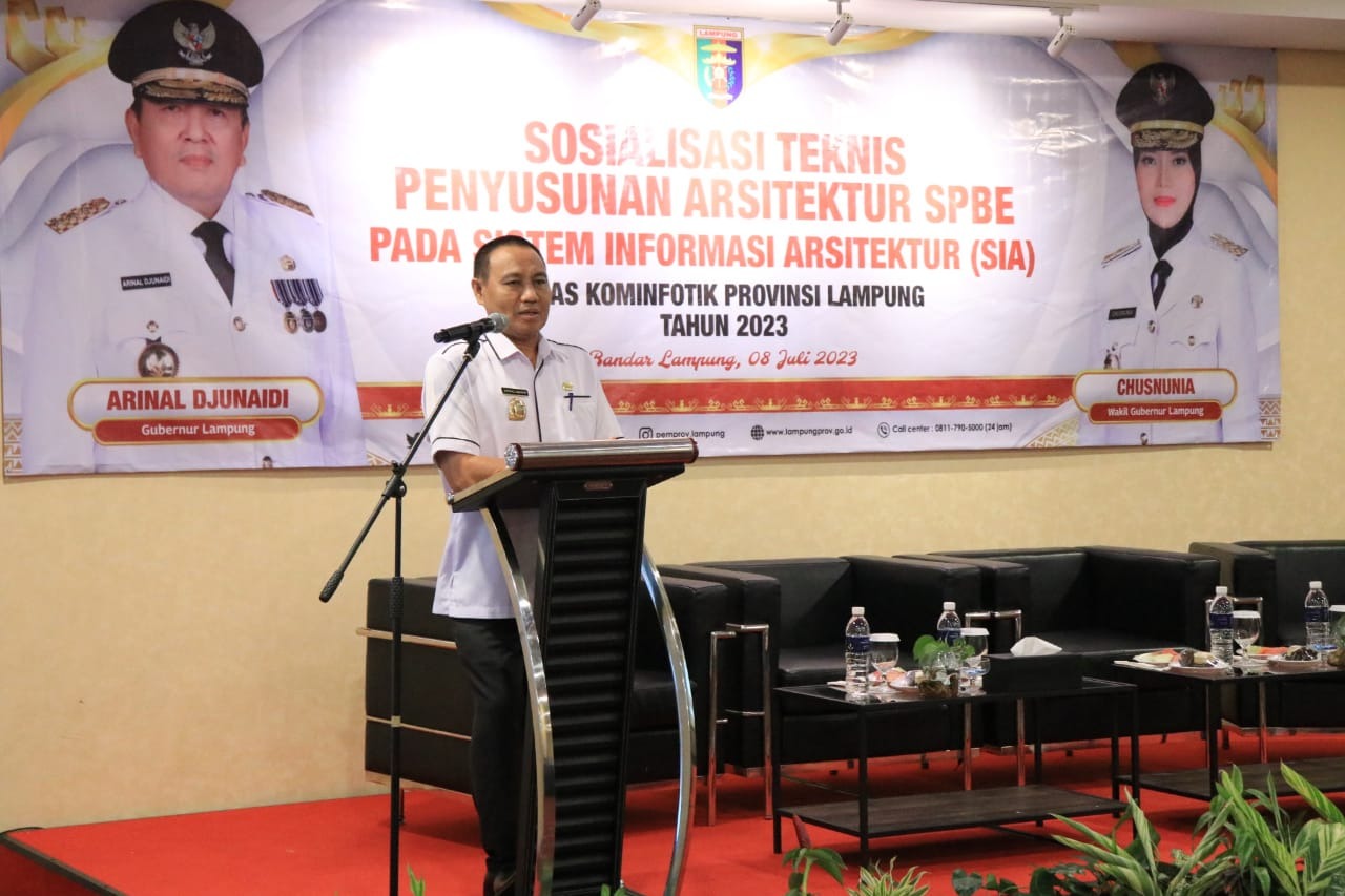Pemprov Lampung Gelar Sosialisasi Teknis Penyusunan Arsitektur SPBE pada SIA