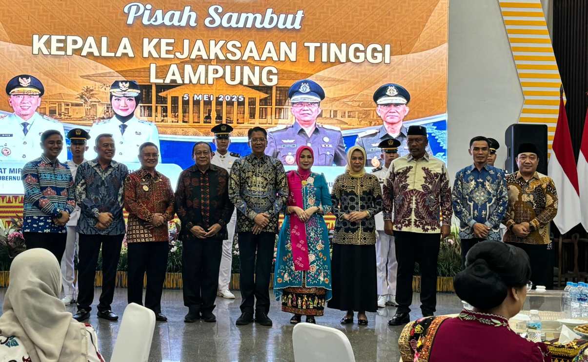 Wabup Mad Hasnurin Sampaikan Harapan Besar dalam Acara Pisah Sambut Kajati Lampung