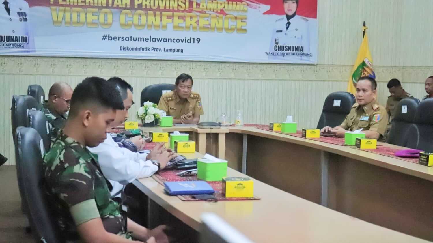Pemprov Lampung Ikuti Rakor Pengendalian Inflasi Daerah Bersama Menteri Dalam Negeri