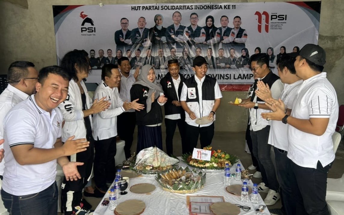 PSI Lampung Rayakan 11 Tahun “Udayah Navasaktih”: Kebangkitan PSI Sebagai Kekuatan Baru Indonesia Maju