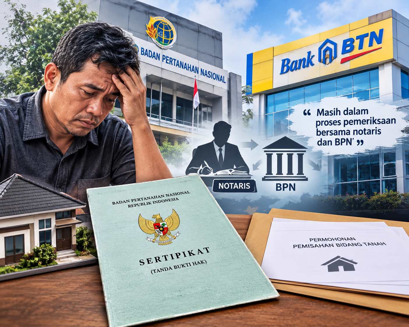 Sertifikat Rumah Tak Kunjung Diterima, BTN Sebut Masih Periksa Bersama Notaris dan BPN