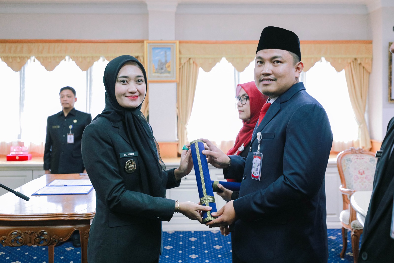Perkuat Birokrasi, Wagub Lampung Lantik 4 Pejabat Baru
