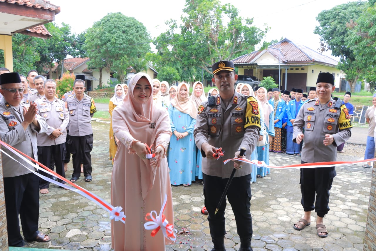 Peduli Pendidikan Agama, Kapolres Lampung Utara Resmikan TPA Al- Muttaqim