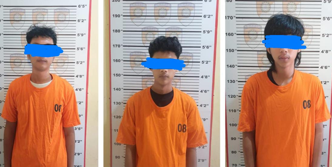 Tiga Pemuda Pelaku Pengeroyokan Ditangkap Polisi