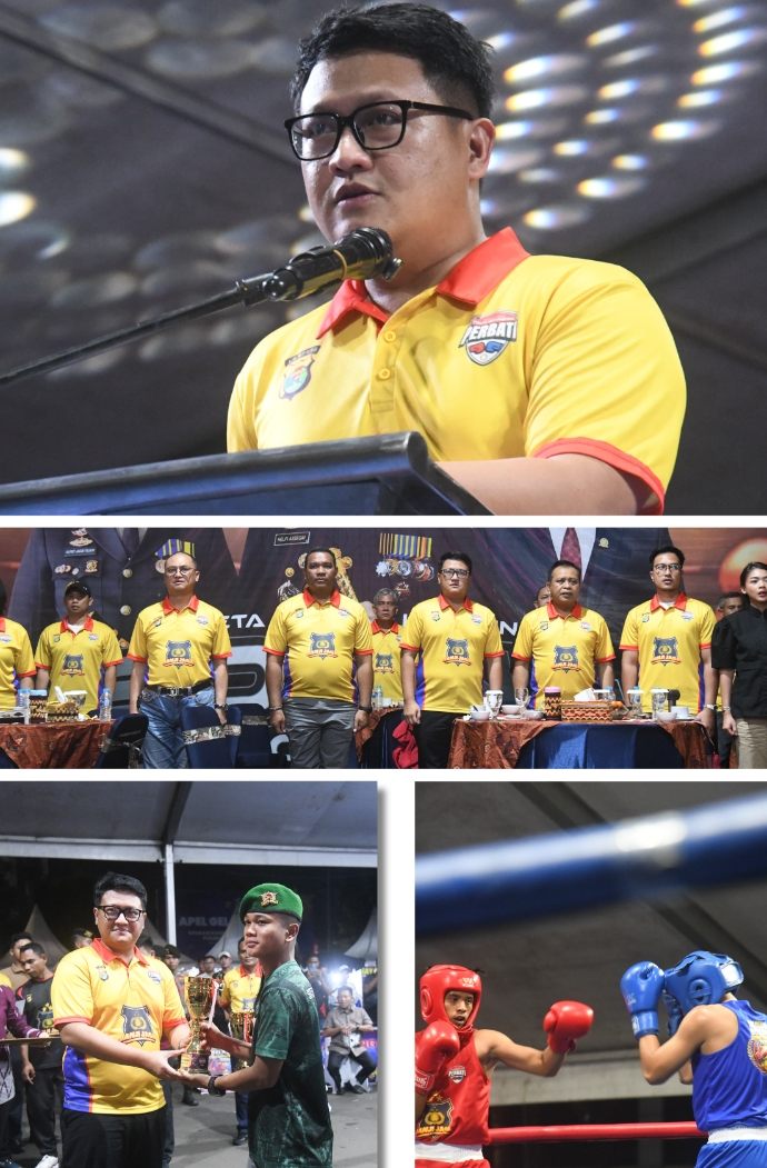 Ketua DPRD Lampung Apresiasi Atlet pada Kejuaraan Tinju Polresta 2026