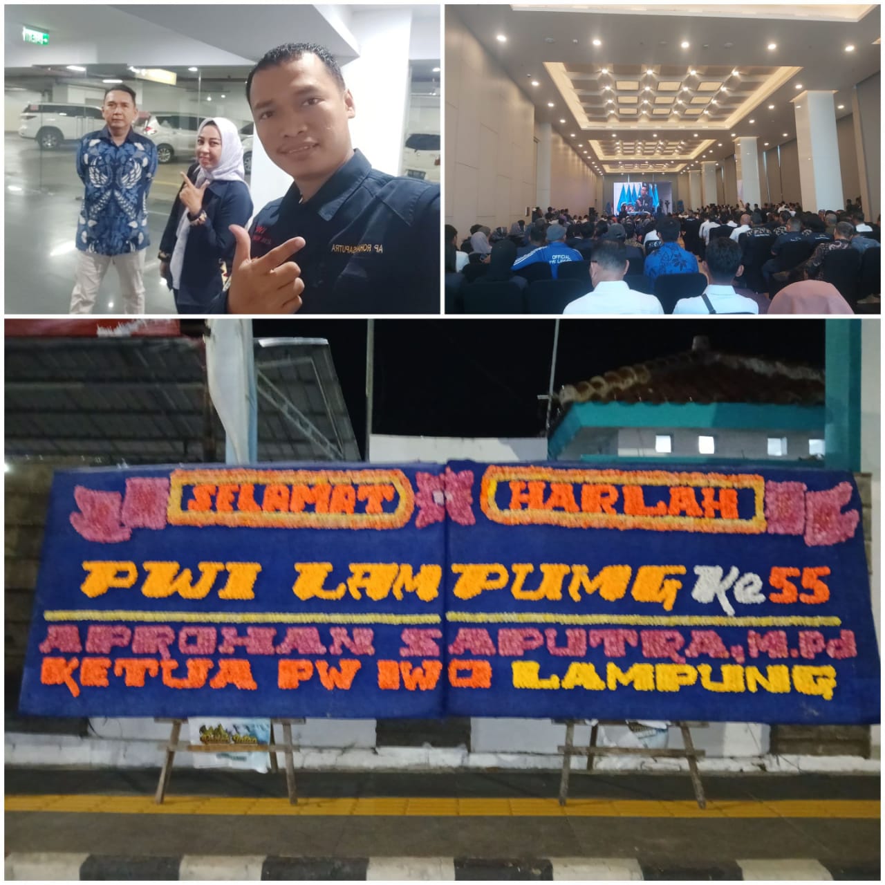Hadiri HUT PWI Lampung, Ketua IWO Lampung Dukung Kawal Ketahanan Pangan Lewat Peran Pers yang Konstruktif