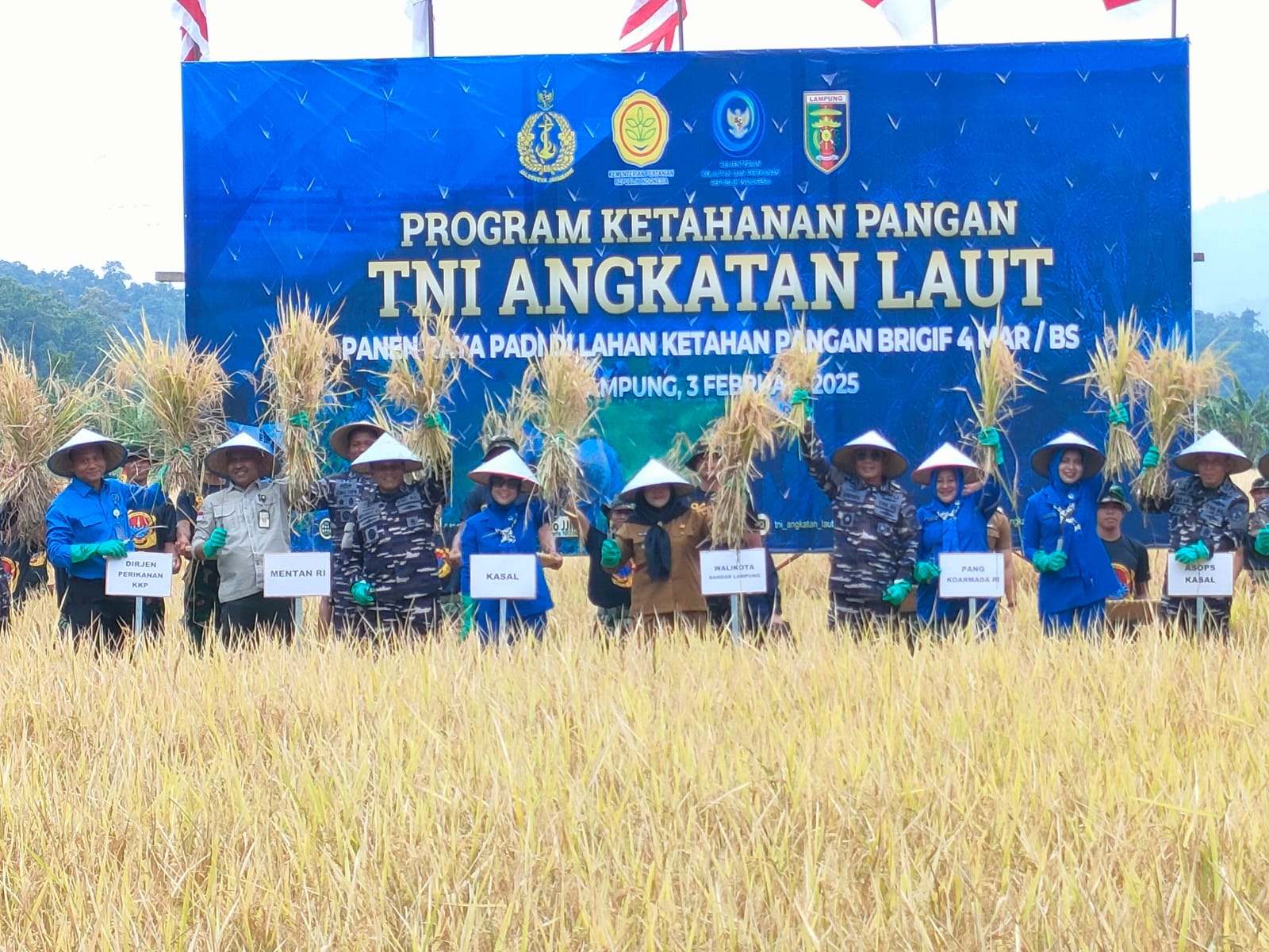 Kunjungan ke Lampung, KSAL Tegaskan TNI AL Mendukung Penuh Program MBG