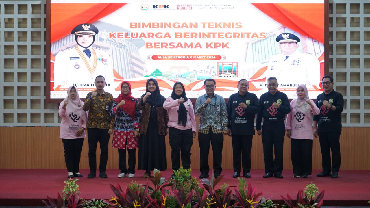 Pemkot Bandar Lampung Gelar Bimtek Keluarga Berintegritas Bersama KPK