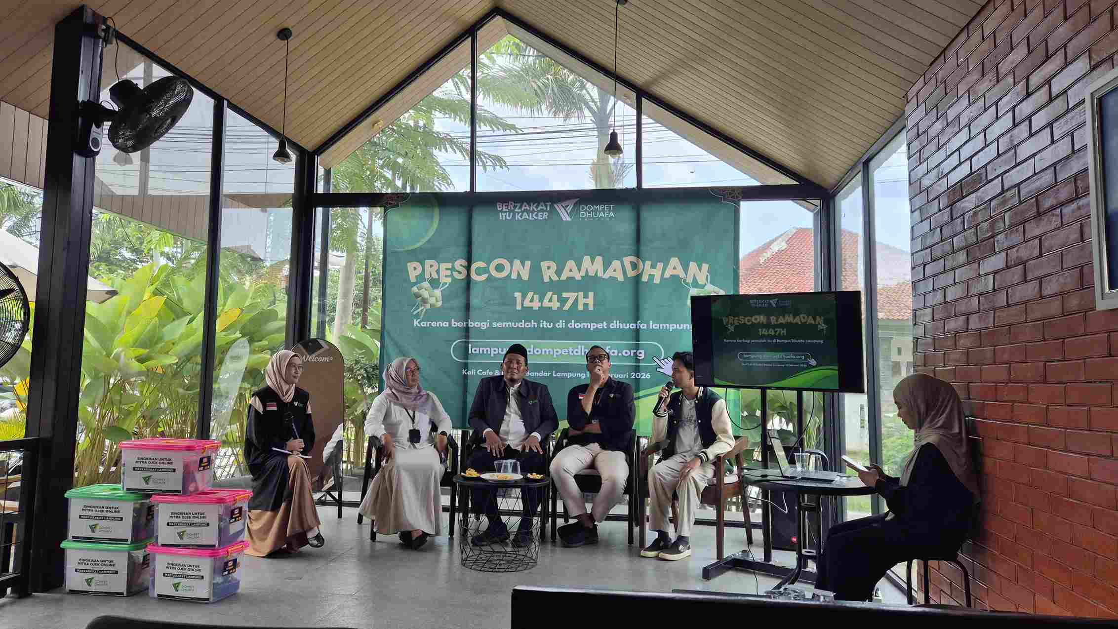 Dompet Dhuafa Lampung Gelar Press Conference Ramadan dengan Tajuk 