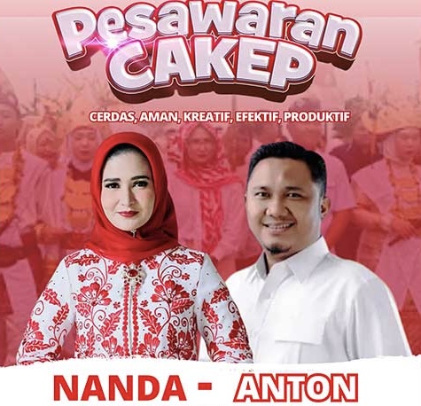 Fauzi Heri dan M. Nasir Berkolaborasi Menangkan Nanda -Anton pada PSU Pesawaran