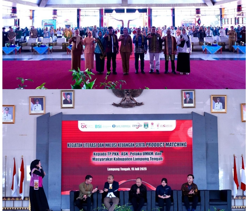 Dorong Inklusi Keuangan Syariah dan Pasar Modal, OJK Lampung Gelar Edukasi Bersama Masyarakat Lampung Tengah