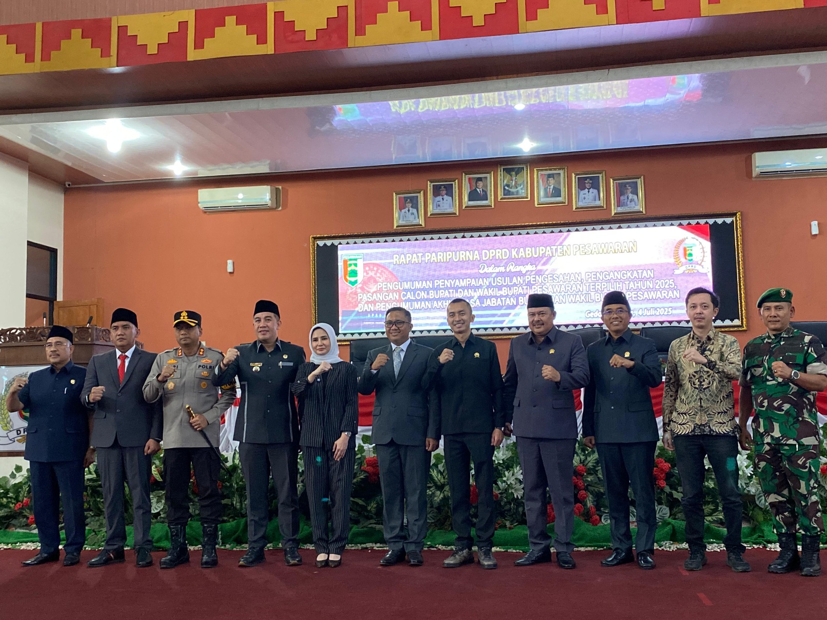 DPRD Pesawaran Usulkan Pengesahan Bupati dan Wakil Bupati Terpilih Hasil PSU 2025