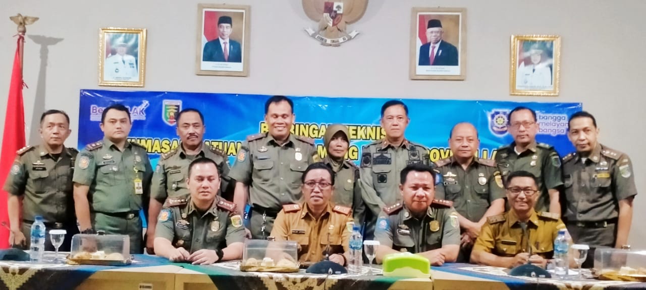 Satuan Polisi Pamong Praja Provinsi Lampung Gelar Bimbingan Teknis Kehumasan Tahun 2023