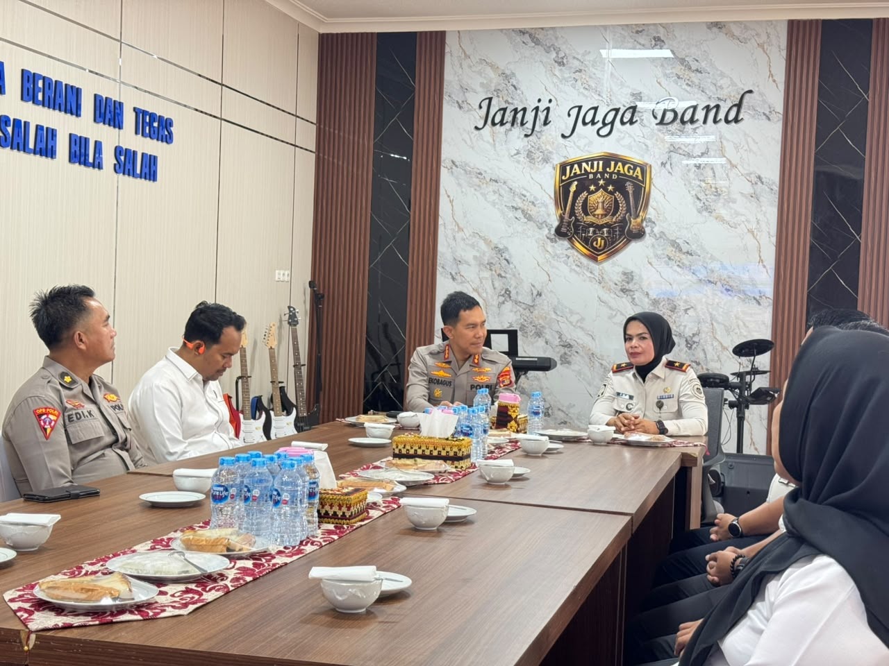 Perkuat Keamanan, Kalapas Bandar Lampung dan Polrestabes Bahas Pengamanan dan Pertukaran Informasi