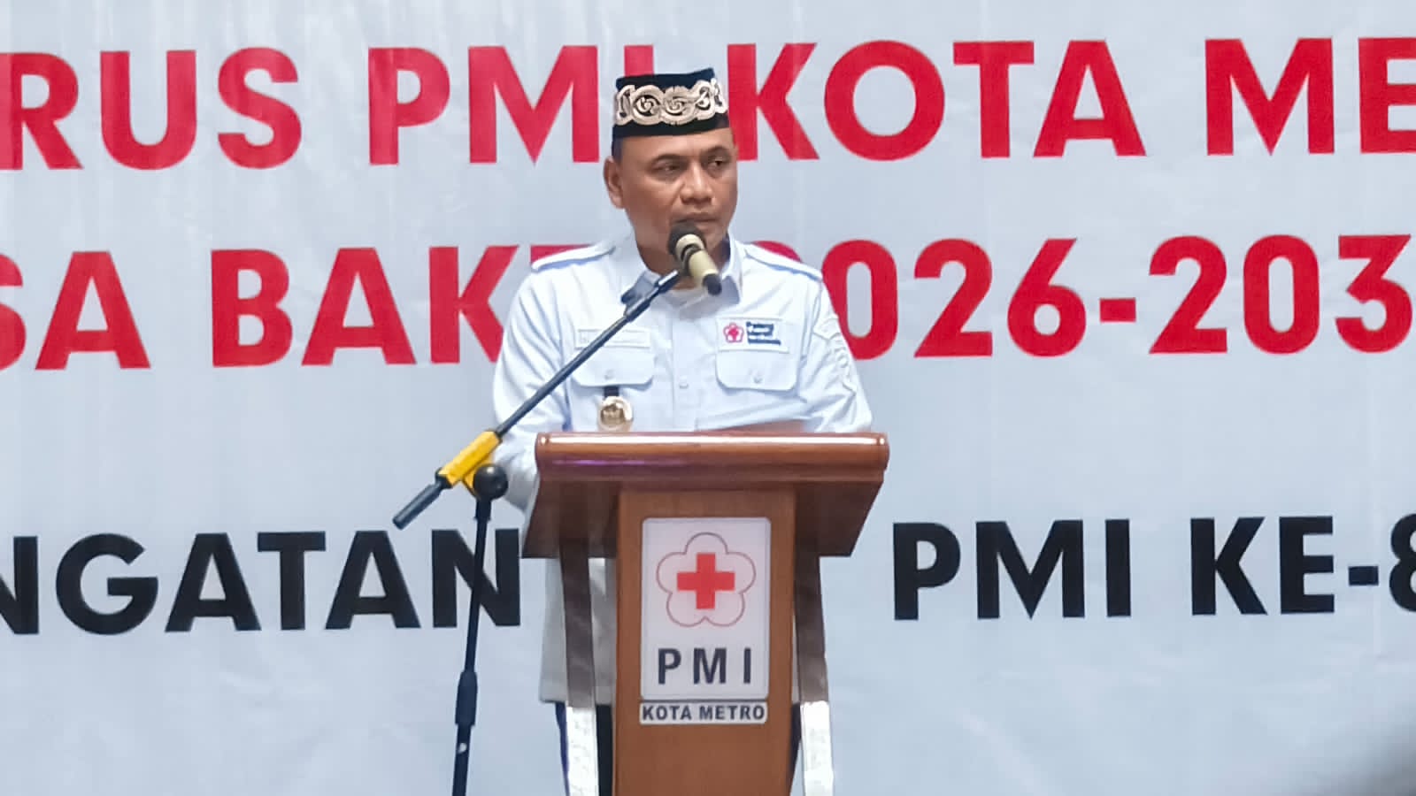 Wali Kota Metro Apresiasi Kemandirian PMI, Beli Tiga Kendaraan Rp 2,5 Miliar
