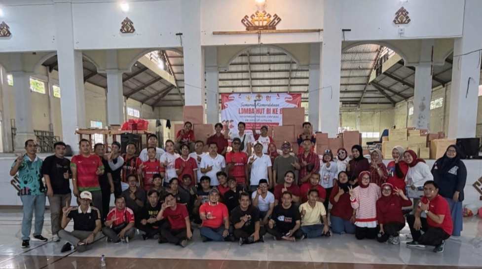 Kocak dan Seru! Wartawan IJP Lampung Adu Ketangkasan di Lomba HUT RI