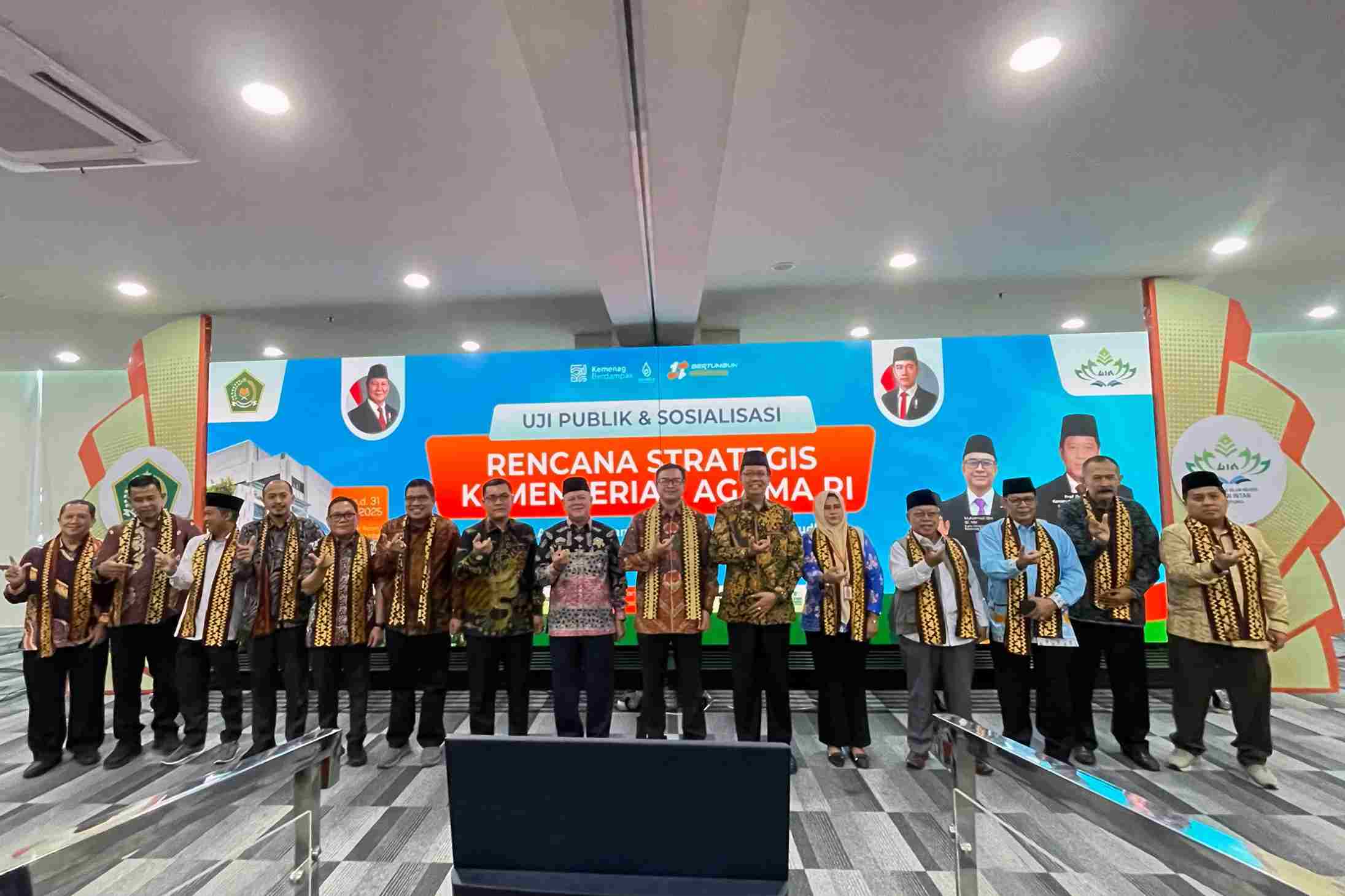 UIN Raden Intan Lampung Jadi Tuan Rumah Uji Publik dan Sosialisasi Renstra Kemenag 2025–2029
