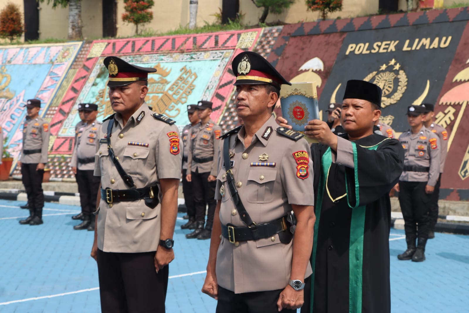 Kapolres Tanggamus Tekankan Efisiensi dan Transparansi dalam Sertijab Kabaglog