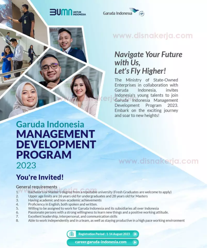 Garuda Indonesoa sedang membuka Management Development Program (MDP) 2023