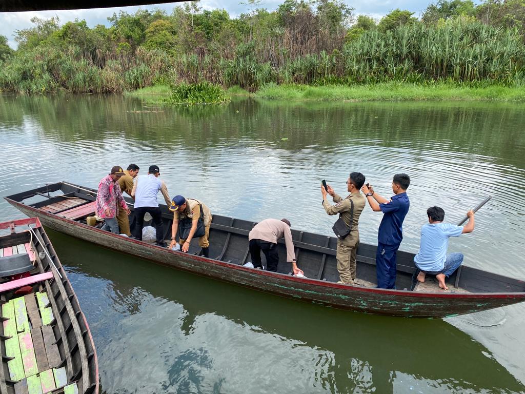 Puluhan Ribu Benih Ikan Baung, Gabus dan Jelabat Ditebar di Sungai Jurangkuali