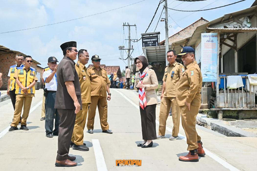 Peningkatan Dua Ruas Infrastruktur Jalan di Pesawaran: Jalan Mulus, Ekonomi Warga 