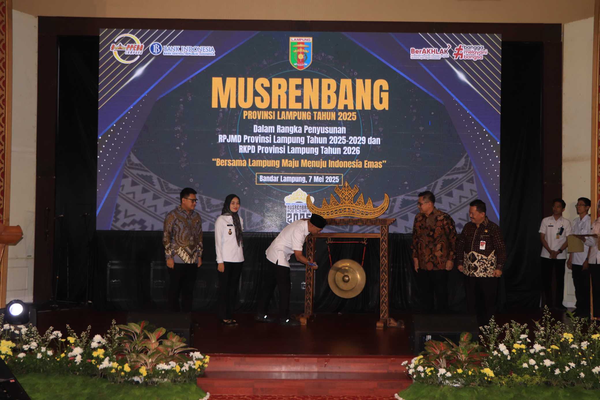 Buka Musrenbang, Gubernur Lampung Tegaskan Komitmen Menuju Lampung Maju, Indonesia Emas