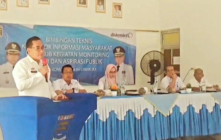 Tangkal Hoaks, Pemkot Metro Gelar Bimtek Kelompok Informasi Masyarakat 