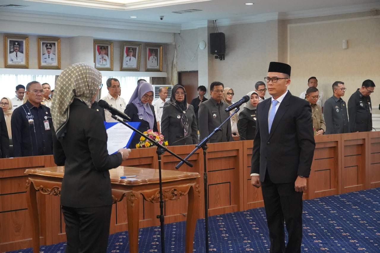 Indra Sanjaya Resmi Jabat Karo Adpim
