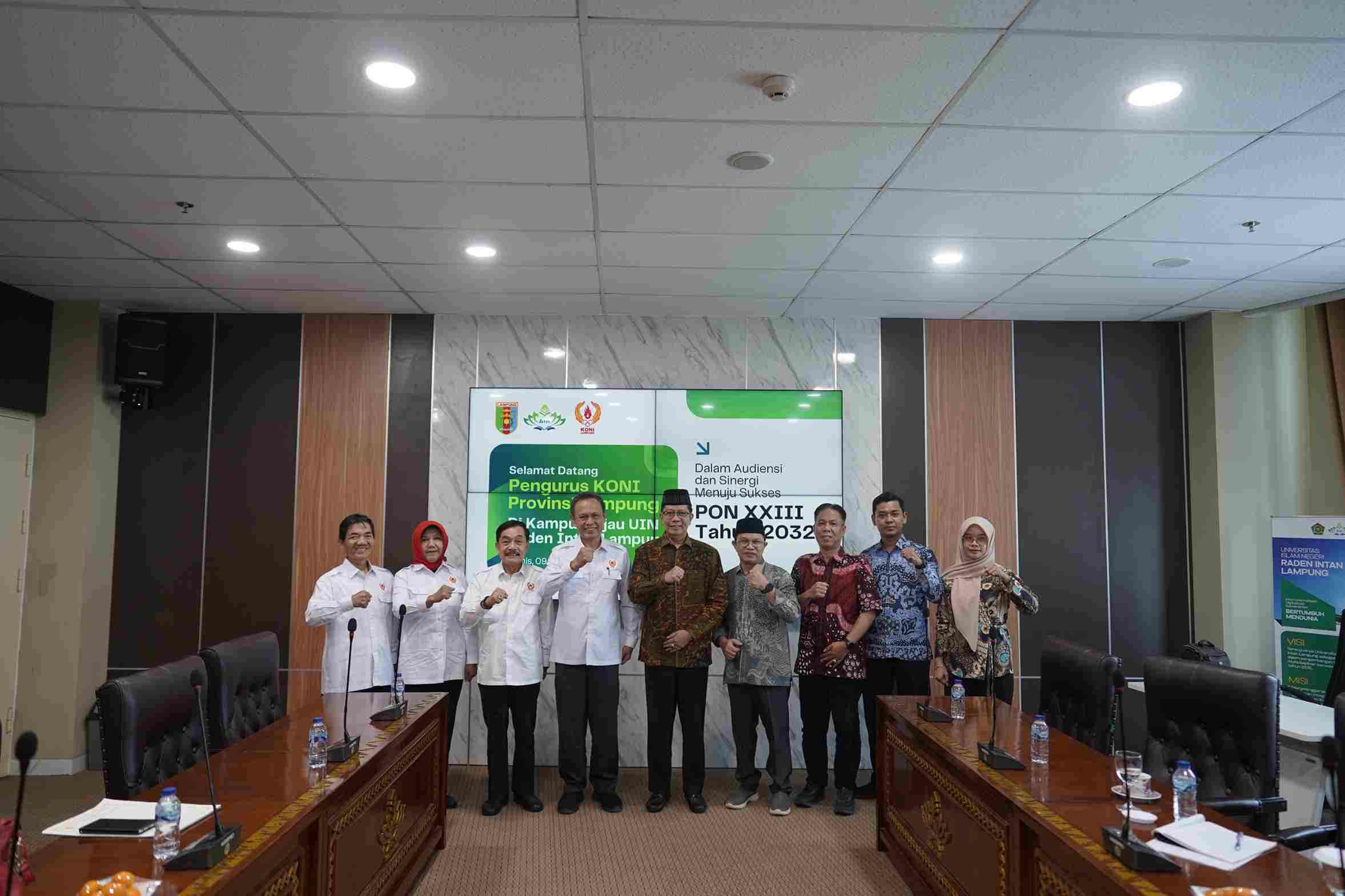 UIN RIL Siap Sukseskan PON XXIII 2032 di Lampung