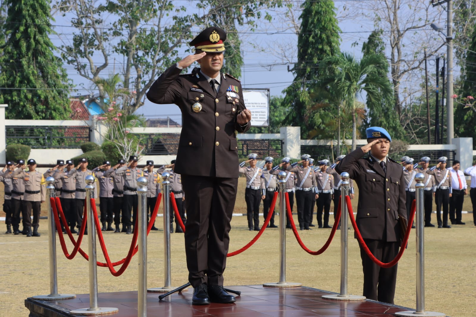 Kapolres Lampung Utara Pimpin Upacara Peringatan Hari Sumpah Pemuda Ke- 95 Tahun 2023