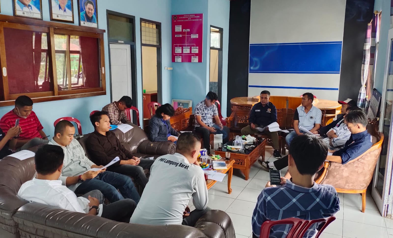 Rapat Perdana, Ketua PWI Lambar Rifaei Arif: Jangan Ada Sekat Untuk PWI Lebih Baik