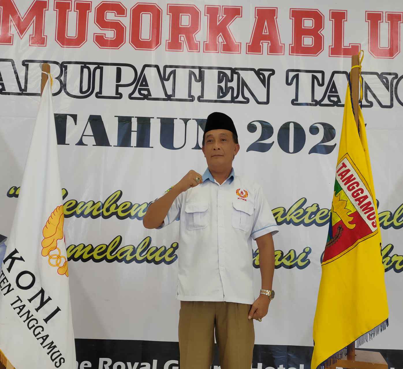 Terpilih Aklamasi, Nuzul Irsan 'Nahkodah' Baru KONI Tanggamus