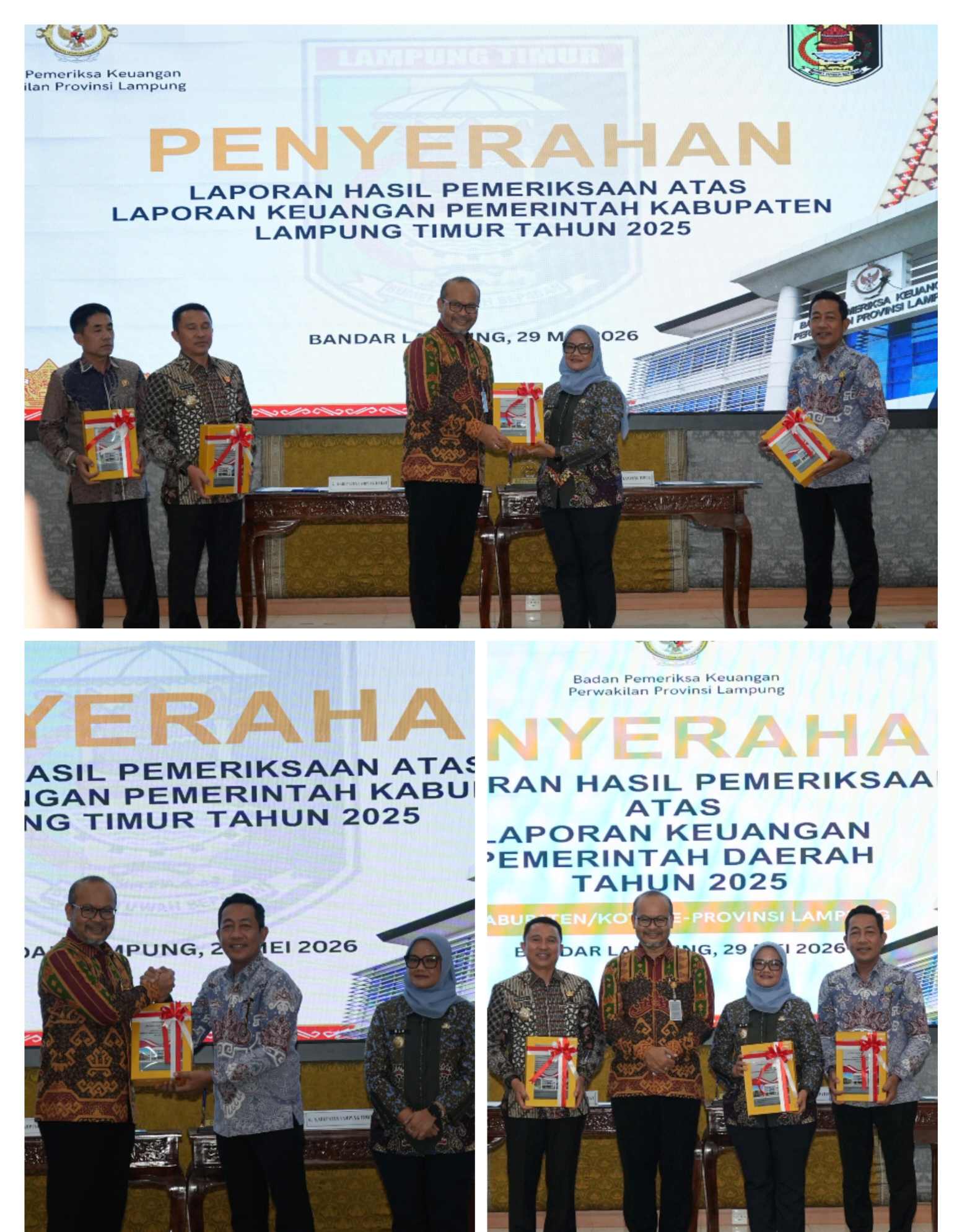 Lampung Timur Kembali Raih WTP, Bupati Ela: Ini Hasil Kerja Keras Seluruh OPD