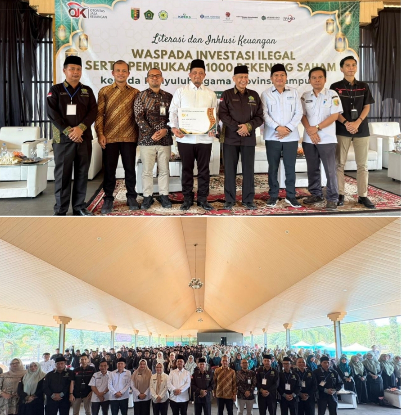 OJK Gelar Literasi dan Inklusi Keuangan ke Penyuluh Agama di Provinsi Lampung