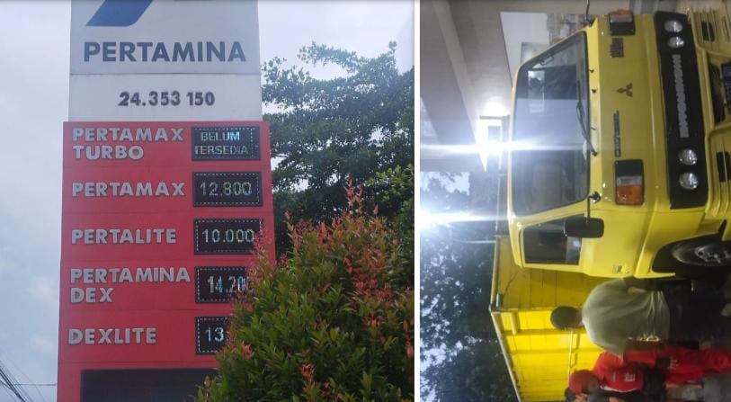 Diduga SPBU 24.353 150 Gading Rejo Pringsewu Menerima Kendaraan Pengecor BBM Bersubsidi 