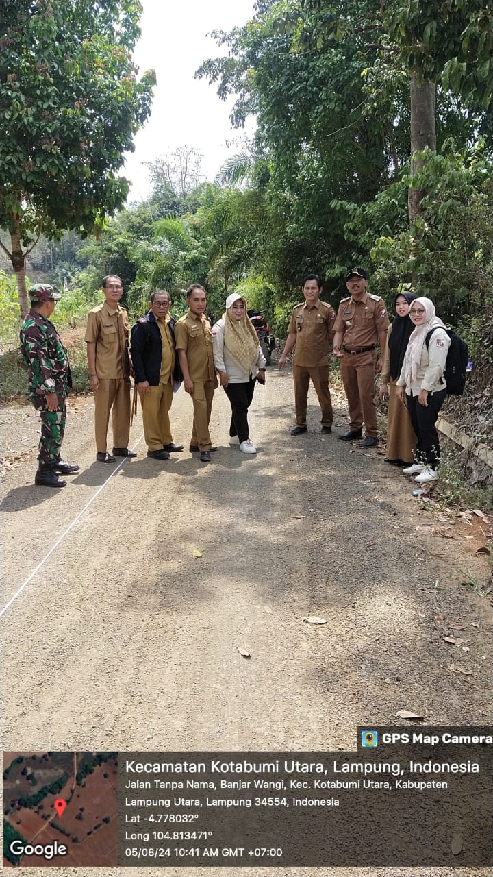 Desa Banjar wangi Melaksanakan Serah Terima Bangunan Tahun 2024