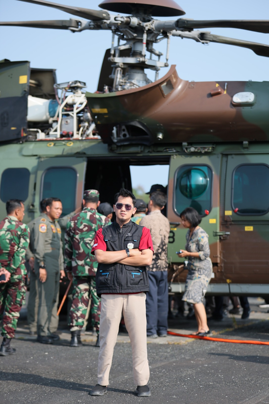 Caracal Mengangkut Dua Ton Air ke Titik Api IKN