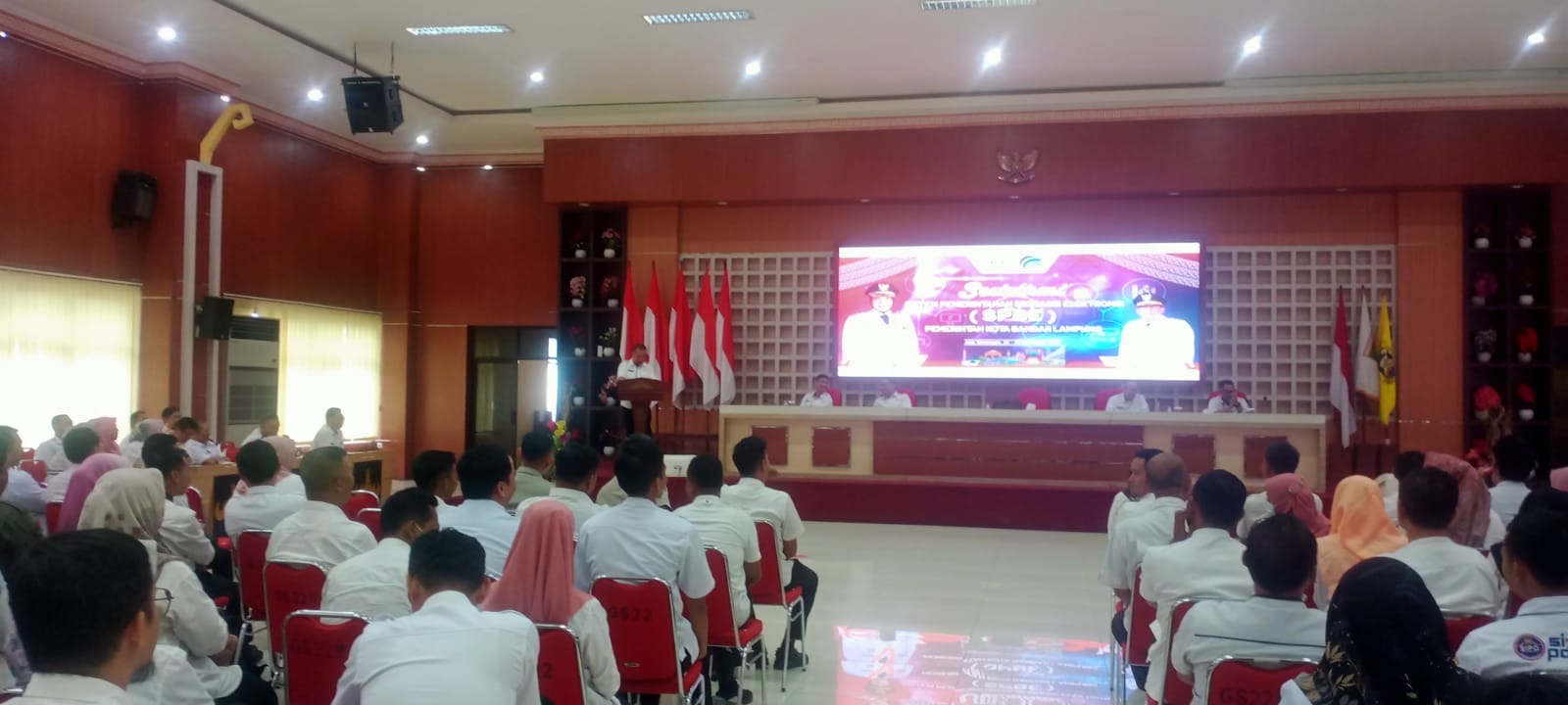 Pemkot Bandar Lampung Adakan Sosialisasi Sistem Pemerintahan Berbasis Elektronik (SPBE)