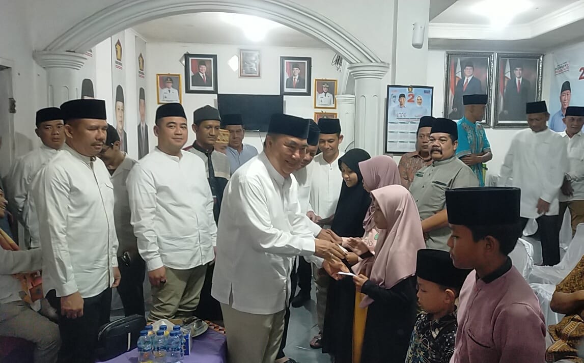 Wujud Rasa Syukur, Gerindra Tanggamus Gelar Buka Puasa Bersama dan Santuni Anak Yatim