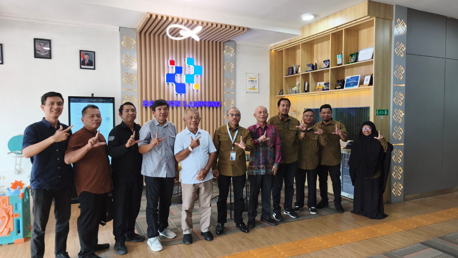 Saburai TV Grup Lakukan Kunjungan Silahturahmi ke Balai Monitor Lampung