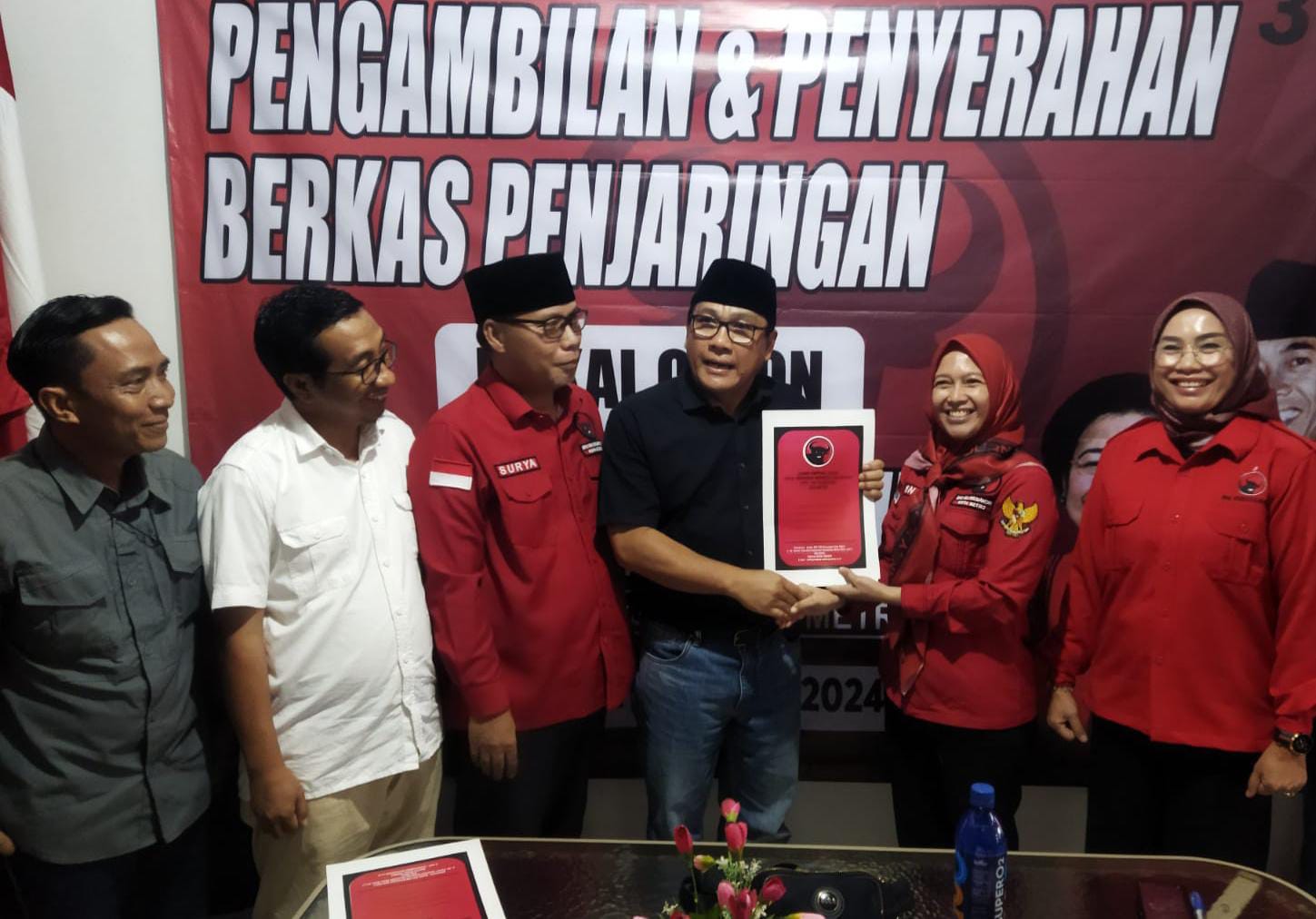 Wahdi Siradjuddin Daftar Bacawalkot Metro ke DPC PDIP