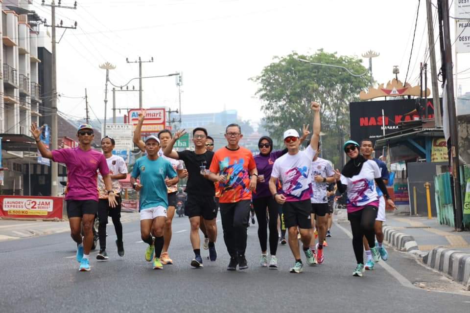 Sekdaprov Fahrizal Lakukan Pengecekan Rute Lampung Half Marathon