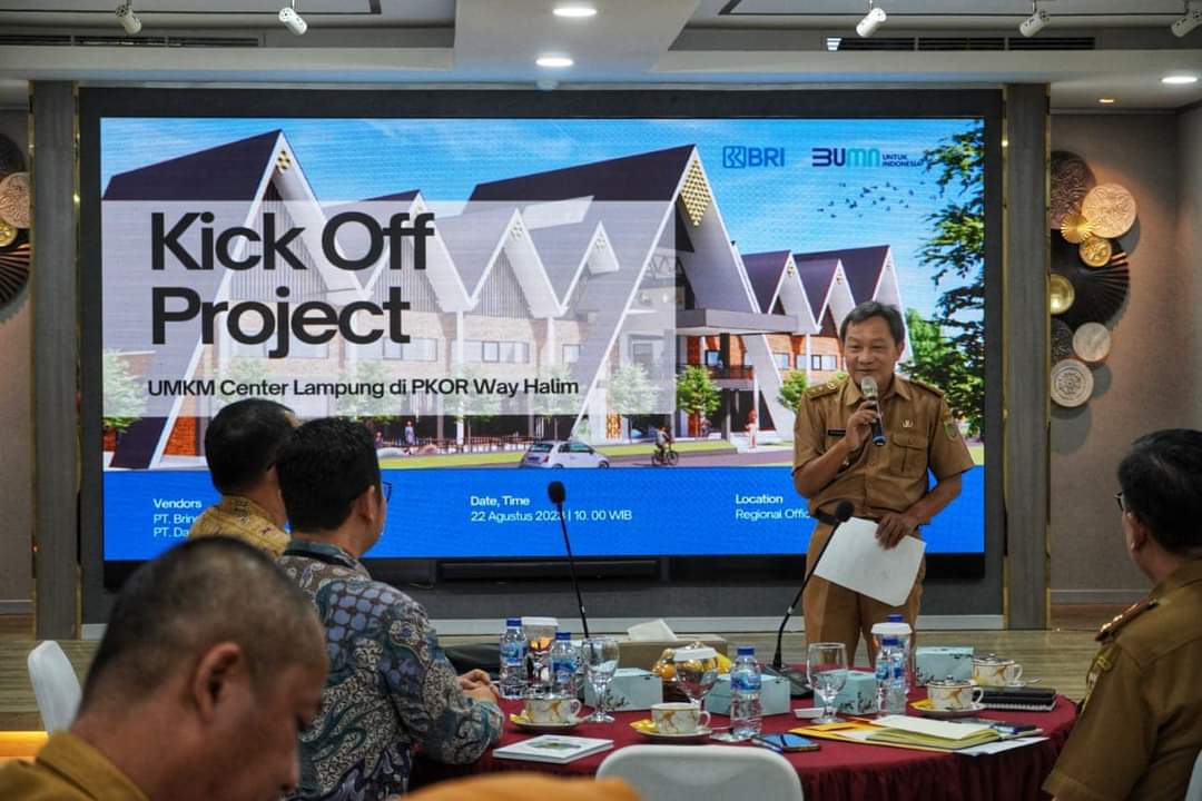 Pemprov  Lampung Bersama BUMN Akan Bangunan Pusat Pasar UMKM