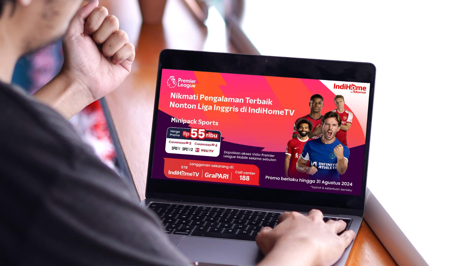 Telkomsel IndiHome TV Hadirkan Tayangan English Premier League dan Olahraga Melalui Paket Minipack SPORT