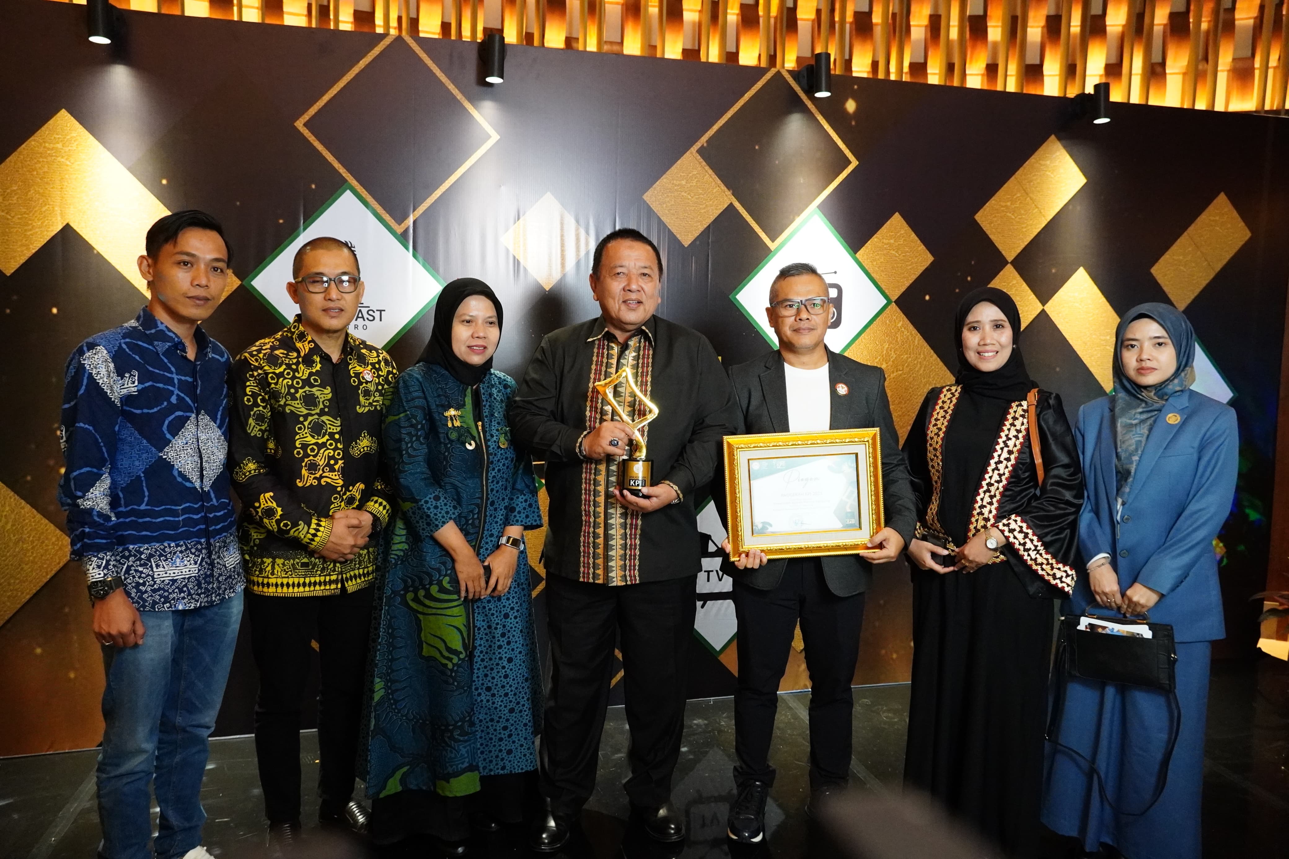 Lampung Meraih Anugerah KPI Tahun 2023 Kategori Pemerintah Daerah Peduli Penyiaran