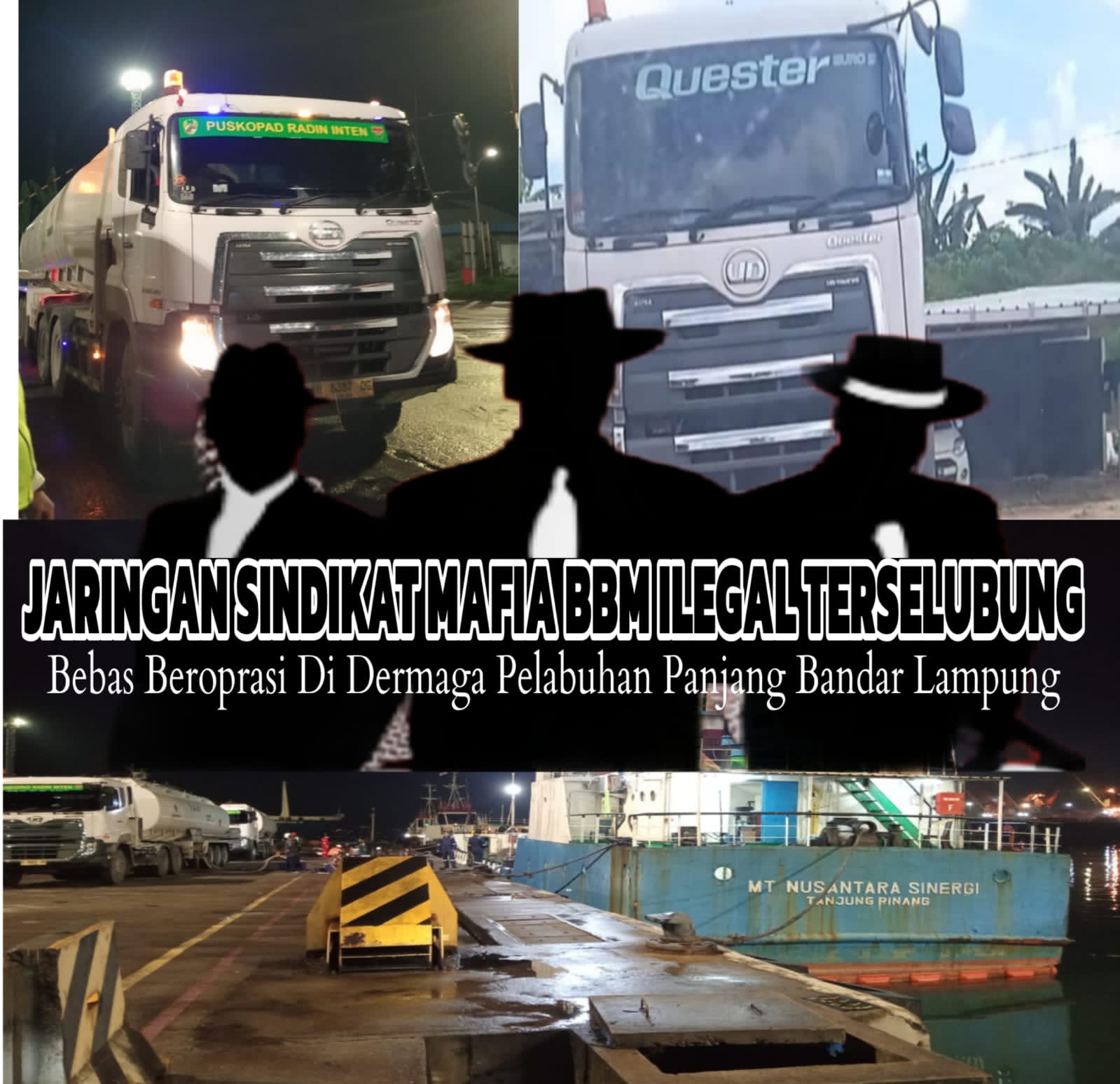 Solar Ilegal Mengalir Bebas di Pelabuhan Panjang, Aparat Diduga Tutup Mata