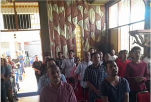 Dengan Penuh Sukacita, Warga Binaan Rutan Ambon Laksanakan Ibadah Kenaikan Yesus Kristus